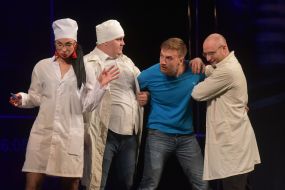 Performance "Master and Margarita" in Zaporozhye