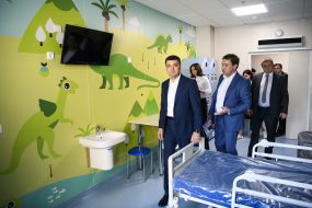 Володимир Гройсман в НДСЛ "Охматдит"