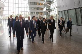 Vladimir Zelensky and Jens Stoltenberg