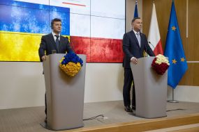 Vladimir Zelensky and Andrzej Dudа