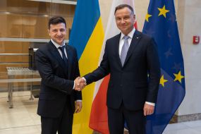 Vladimir Zelensky and Andrzej Dudа