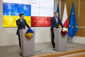 Vladimir Zelensky and Andrzej Dudа