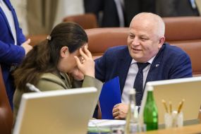 Oksana Markarova and Stepan Kubiv