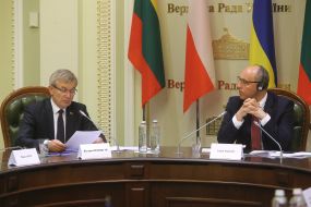 Викторас Пранцкетис и Андрей Парубий