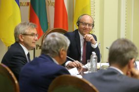 Викторас Пранцкетис и Андрей Парубий