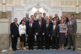 Участники открытия Десятой сессии Межпарламентской ассамблеи