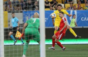 The game moment of the match