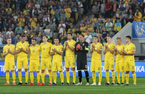 Players of the national team of Ukraine