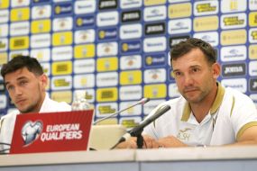 Roman Yaremchuk and Andriy Shevchenko