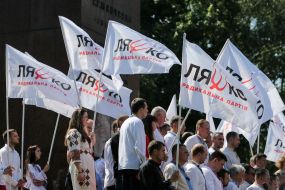 Participants of the Congress of the Radical Party Oleg Lyashko