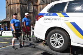 Ukrainian strongmen Championship among patrol officers