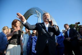 Petro Poroshenko with his wife Marina