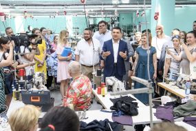 Volodymyr Groisman visited T-Style company