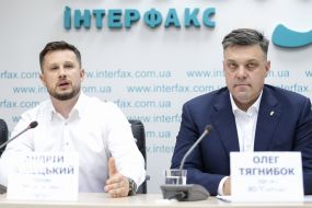 Andriy Biletsky and Oleg Tyagnibok