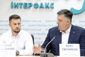 Andriy Biletsky and Oleg Tyagnibok