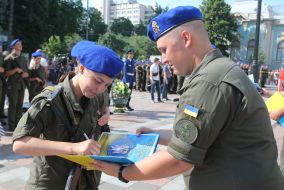 Taking the military oath