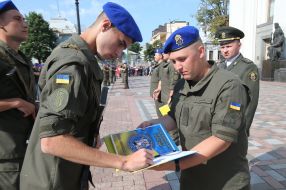 Taking the military oath