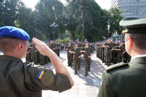 Taking the military oath