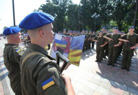 Taking the military oath