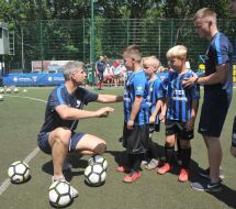 Франческо Тольдо провел тренировку с детской командой ФК "Арсенал" Харьков