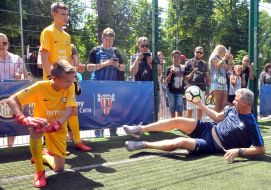 Франческо Тольдо провел тренировку с детской командой ФК "Арсенал" Харьков