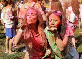 The festival of colors Holi