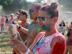 The festival of colors Holi