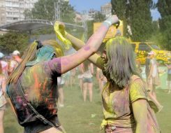 The festival of colors Holi