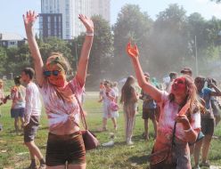 The festival of colors Holi