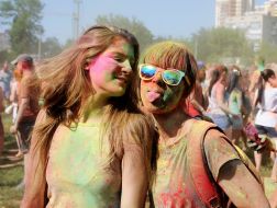 The festival of colors Holi