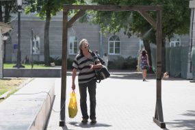 Рамка с распылителями воды