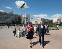 Петр Порошенко с супругой Мариной