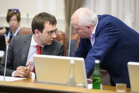 Vladimir Omelyan and Stepan Kubiv