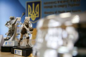 Statues of winners of the European Championship
