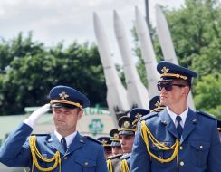 The graduation ceremony at Kharkiv National Air Force University