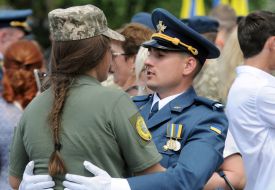 The graduation ceremony at Kharkiv National Air Force University