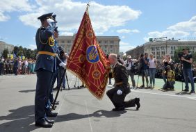 The graduation ceremony at Kharkiv National Air Force University