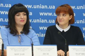 Lesia Zaburannaya and Mariana Bezugla