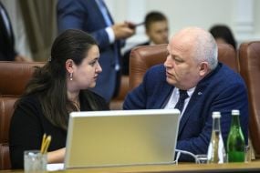 Oksana Markarova and Stepan Kubiv