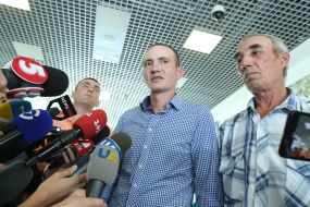 Four Ukrainians, released from the captivity of militants in the Donbas, arrived in Kiev