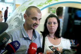 Four Ukrainians, released from the captivity of militants in the Donbas, arrived in Kiev