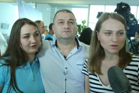 Four Ukrainians, released from the captivity of militants in the Donbas, arrived in Kiev