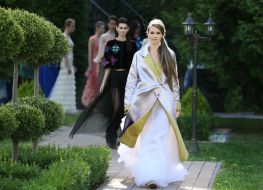 Exhibition of clothing collection by Oksana Karavanska