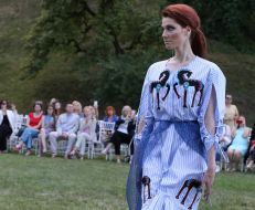 Exhibition of clothing collection by Oksana Karavanska