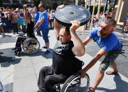 Participants of the All-Ukrainian Competition "Heroes Games"