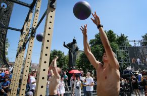 Participants of the All-Ukrainian Competition "Heroes Games"