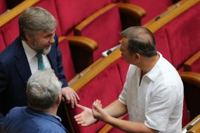 Vadim Novinsky and Oleg Lyashko