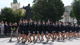 Выпуск курсантов Львовского университета внутренних дел