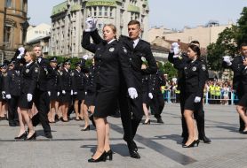 Выпуск курсантов Львовского университета внутренних дел