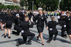 Выпуск курсантов Львовского университета внутренних дел